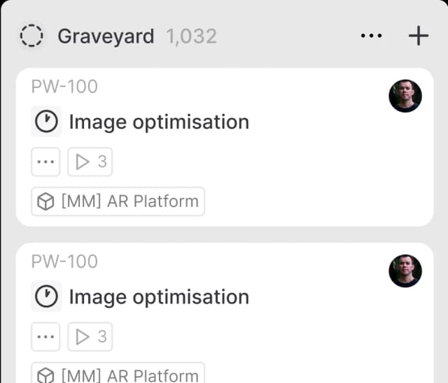 TanTap activity timeline interface